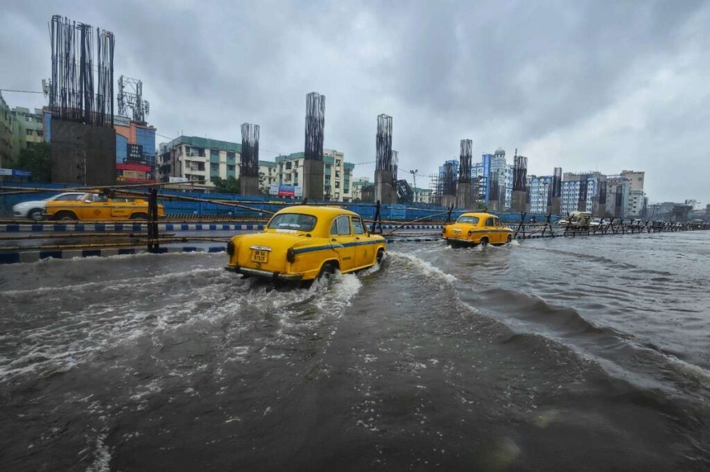Kolkata during Monsoon in India