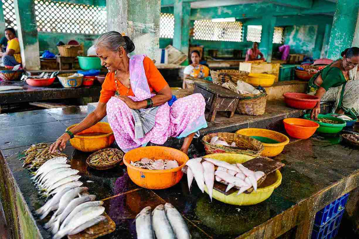 Indian seafood, India's beach destination