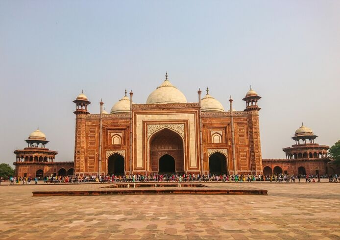 Visit Taj Mahal at sunrise