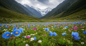 Valley of flowers is one of the most breadth-taking landscapes in India to visit